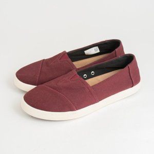 Toms Avalon Cabernet Slip On Shoes
